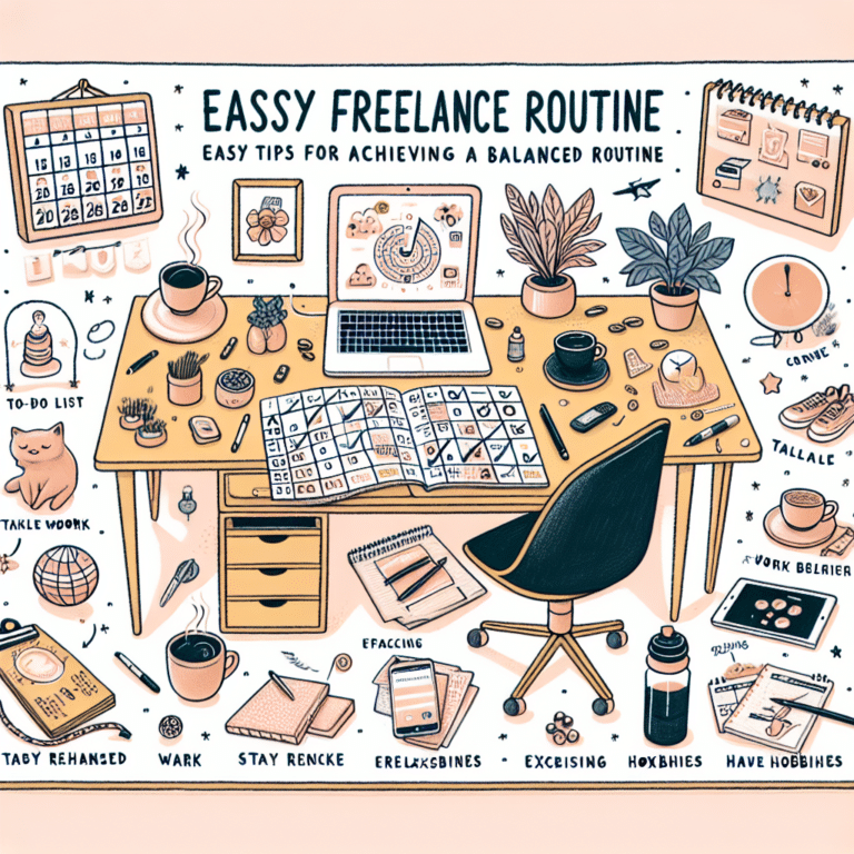 Easy Tips for a Balanced Freelance Routine