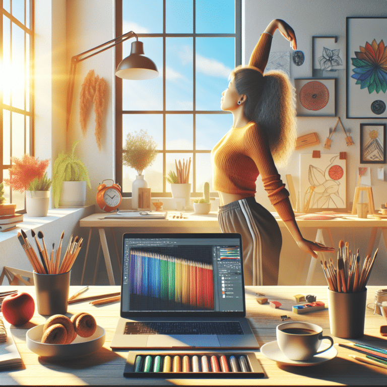 Energizing Morning Routine for Creative Freelancers